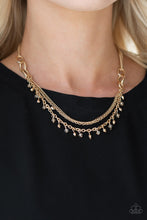 Load image into Gallery viewer, Financially Fabulous Paparazzi Necklace - Gold
