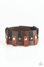 Load image into Gallery viewer, Modern Musketeer Paparazzi Urban Bracelet  - Brown
