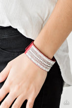 Load image into Gallery viewer, Paparazzi ♥ Rebel Radiance - Red ♥ Bracelet

