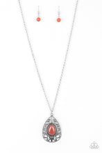 Load image into Gallery viewer, Modern Majesty Paparazzi Necklace - Orange
