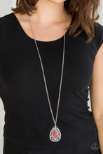 Load image into Gallery viewer, Modern Majesty Paparazzi Necklace - Orange

