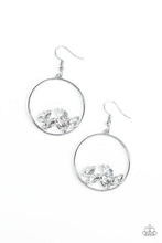 Load image into Gallery viewer, Cue The Confetti Paparazzi Earring - White
