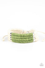 Load image into Gallery viewer, HOT CROSS BUNGEE Paparazzi Bracelet - GREEN
