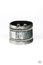 Load image into Gallery viewer, MERMAID Service Paparazzi Flip Sequin Urban Bracelet  - Green
