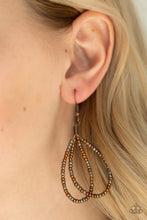 Load image into Gallery viewer, City Catwalk Paparazzi Seed Bead Necklace - Copper
