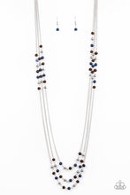 Load image into Gallery viewer, Seasonal Sensation Paparazzi Necklace - Blue
