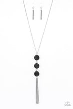 Load image into Gallery viewer, Triple Shimmer Paparazzi Necklace - Black
