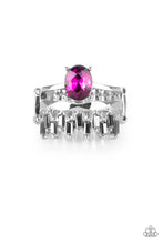 Load image into Gallery viewer, Crowned Victor Paparazzi Ring - Pink
