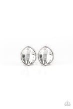 Load image into Gallery viewer, Movie Star Sparkle Paparazzi Post Earring - White
