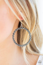 Load image into Gallery viewer, Enlighten Me Paparazzi Earring - Silver - Hematite
