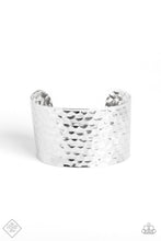 Load image into Gallery viewer, Simmering Shimmer Paparazzi Cuff Bracelet - Silver- August 2019 Fashion Fix
