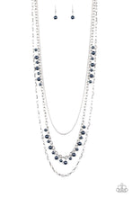 Load image into Gallery viewer, Pearl Pageant Paparazzi Necklace - Blue
