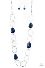 Load image into Gallery viewer, Modern Day Malibu Paparazzi Necklace - Blue

