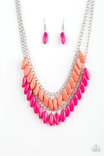 Load image into Gallery viewer, Paparazzi ♥ Beaded Boardwalk - Pink ♥ Necklace
