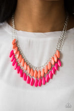 Load image into Gallery viewer, Paparazzi ♥ Beaded Boardwalk - Pink ♥ Necklace
