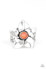 Load image into Gallery viewer, Ask For Flowers Paparazzi Ring - Orange - Coral
