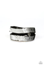 Load image into Gallery viewer, Paparazzi ♥ Under The SEQUINS - Silver ♥ Double Wrap Reversible Bracelet
