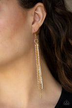 Load image into Gallery viewer, Center Stage Status Paparazzi Earring - Gold
