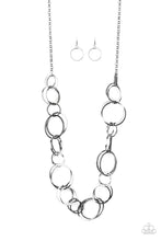 Load image into Gallery viewer, Paparazzi ♥ Natural-Born RINGLEADER - Black ♥ Necklace
