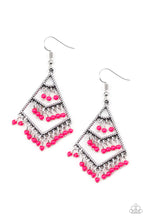 Load image into Gallery viewer, Paparazzi ♥ Kite Race - Pink ♥ Earrings
