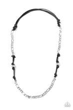 Load image into Gallery viewer, Paparazzi ♥ Rural Renegade - Black ♥ Men's Necklace
