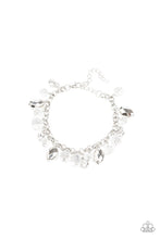 Load image into Gallery viewer, Dazing Dazzle Paparazzi Bracelet - White
