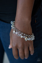 Load image into Gallery viewer, Dazing Dazzle Paparazzi Bracelet - White
