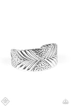 Load image into Gallery viewer, Paparazzi ♥ Geo Guru - Silver ♥ Cuff Bracelet - December 2019 Fashion Fix
