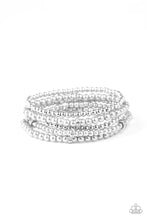 Load image into Gallery viewer, Fiercely Frosted Paparazzi Bracelet  - Silver
