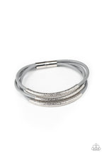Load image into Gallery viewer, Magnetic Maverick Paparazzi Magnetic  Bracelet - Silver
