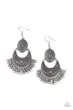 Load image into Gallery viewer, Paparazzi ♥ Western Trails - Silver ♥ Earrings
