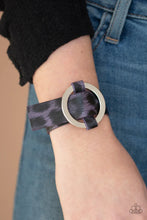 Load image into Gallery viewer, Paparazzi ♥ Jungle Cat Couture - Purple ♥ Urban Leather Bracelet
