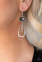 Load image into Gallery viewer, Paparazzi ♥ Drop-Dead Glamorous - Silver ♥ Earrings
