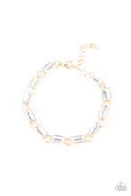 Load image into Gallery viewer, Irresistibly Icy Paparazzi Bracelet  - Gold
