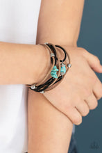 Load image into Gallery viewer, Paparazzi ♥ Rocky Mountain Rebel - Blue - Turquoise  ♥ Bracelet
