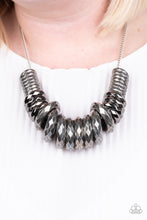 Load image into Gallery viewer, Haute Hardware Paparazzi Necklace - Silver - Gunmetal
