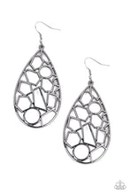 Load image into Gallery viewer, Reshaped Radiance Paparazzi Earring - Black - Gunmetal
