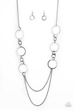 Load image into Gallery viewer, Basic Babe Paparazzi Necklace - Black Gunmetal
