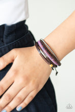 Load image into Gallery viewer, Wander-Struck Paparazzi Leather Urban Bracelet - Brown
