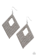 Load image into Gallery viewer, Woven Wanderer Paparazzi Earring - Silver
