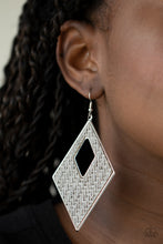 Load image into Gallery viewer, Woven Wanderer Paparazzi Earring - Silver
