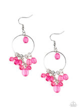 Load image into Gallery viewer, Where The Sky Touches The Sea Paparazzi Earring - Pink
