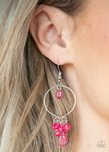 Load image into Gallery viewer, Where The Sky Touches The Sea Paparazzi Earring - Pink
