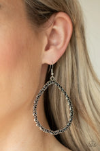 Load image into Gallery viewer, Paparazzi ♥ Galaxy Gardens - Black ♥ Earrings
