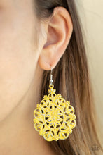 Load image into Gallery viewer, Paparazzi ♥ Floral Affair - Yellow ♥ Earrings

