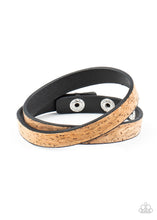 Load image into Gallery viewer, Space Warp Paparazzi Double Wrap Bracelet  - Brown
