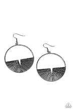Load image into Gallery viewer, Reimagined Refinement Paparazzi Earring - Black Gunmetal
