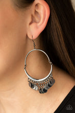 Load image into Gallery viewer, Speed of SPOTLIGHT Paparazzi Earring - Black Gunmetal
