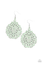 Load image into Gallery viewer, Floral Affair Paparazzi Earring - Green
