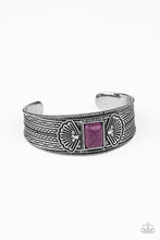 Load image into Gallery viewer, Ocean Mist Paparazzi Cuff Bracelet - Purple
